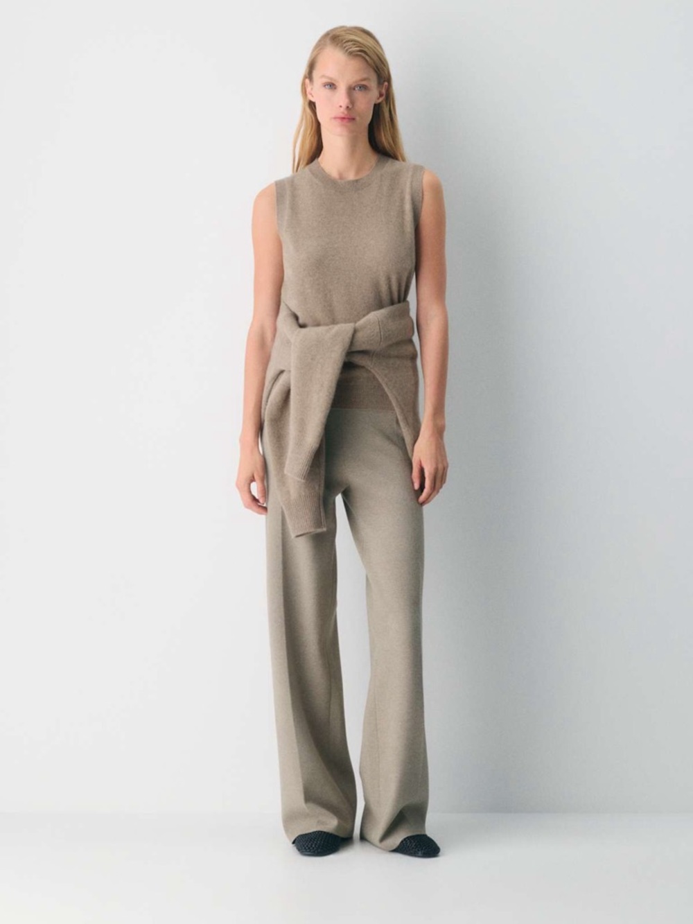Babaton  Souvenir Pant - Wonder Yarn in Folio Brown. Size XS